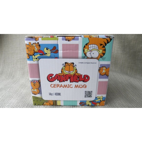 NEW by PAWS, RARE GARFIELD CERAMIC MUG 14 OUNCES, COFFEE, TEA, HOT OR COLD. - Picture 3 of 12